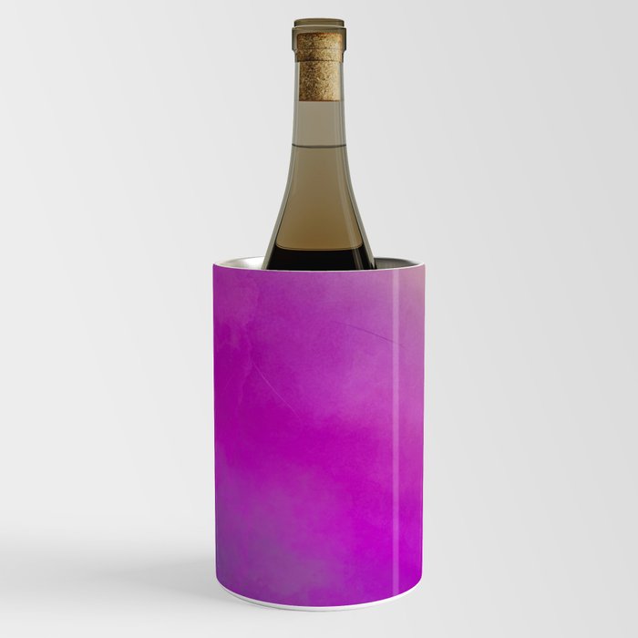 Abstract watercolor purple Wine Chiller