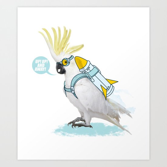flying duty Art Print