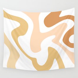 Minimalist Abstract Waves Wall Tapestry