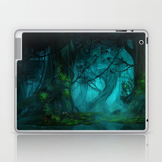 Dark forest Laptop & iPad Skin