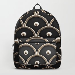 Interior pattern, architectural background. Backpack