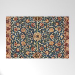 William Morris Floral Carpet Print Welcome Mat