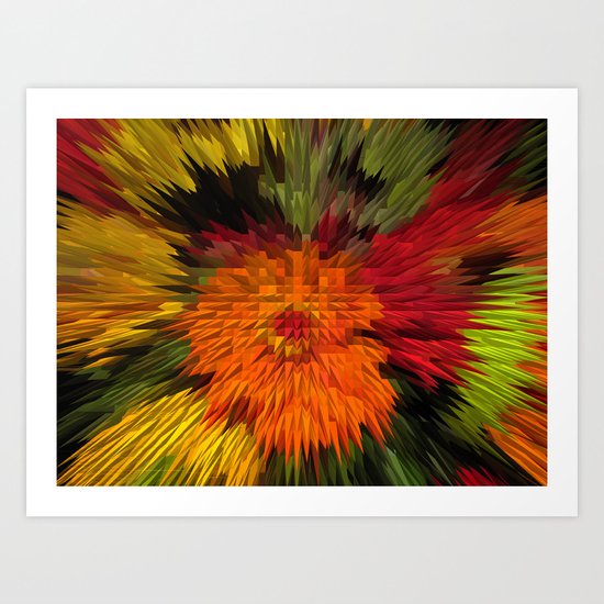 sharp boquet Art Print