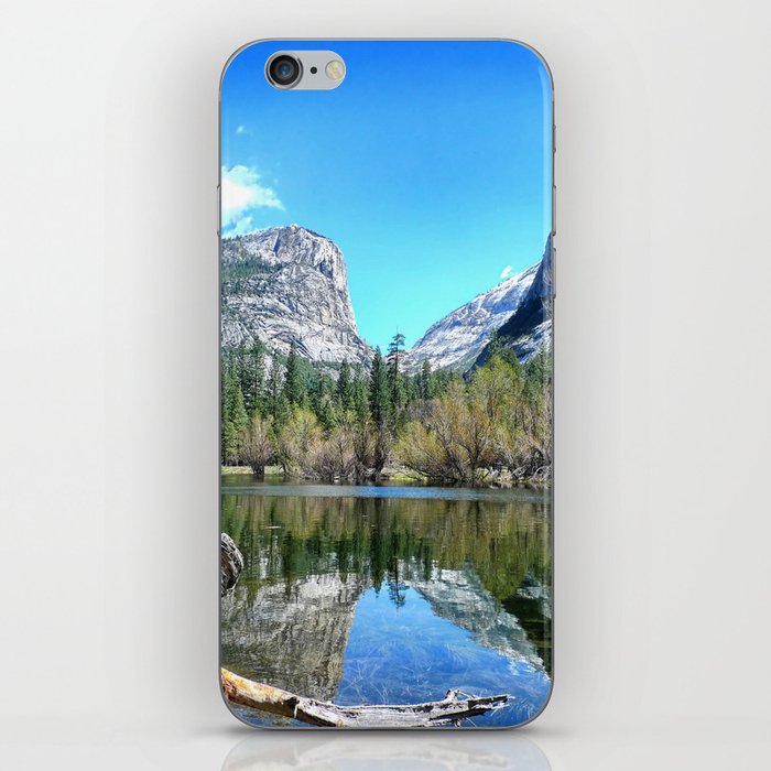 Beautiful Mirrored Lake Scene iPhone Skin