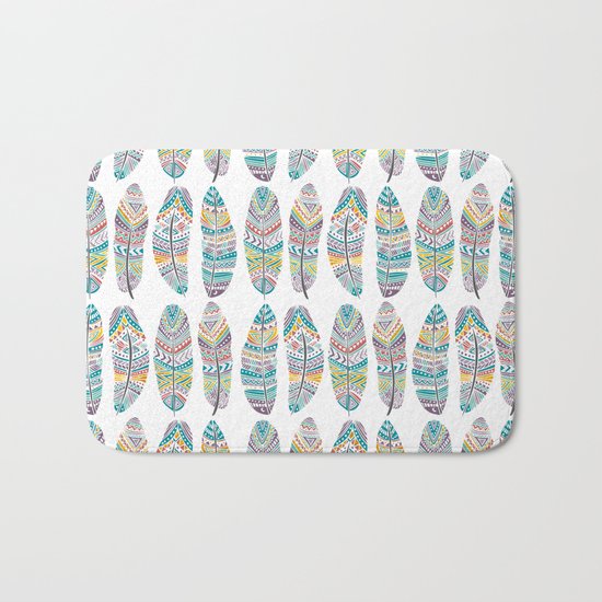 Amazon Feathers Bath Mat