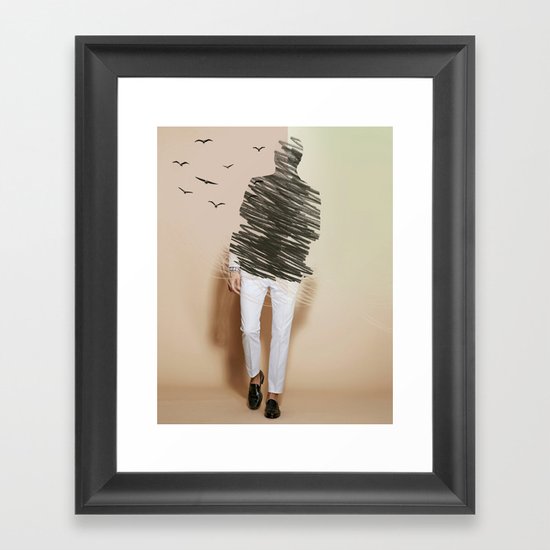 vanish Framed Art Print