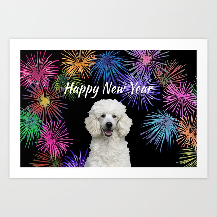 Happy new year clearance poodle
