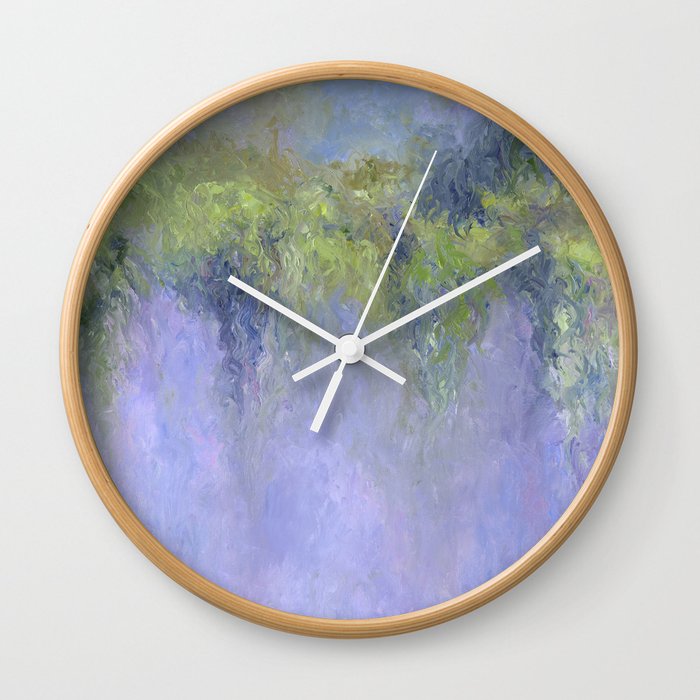 Ode to Monet II  Wall Clock