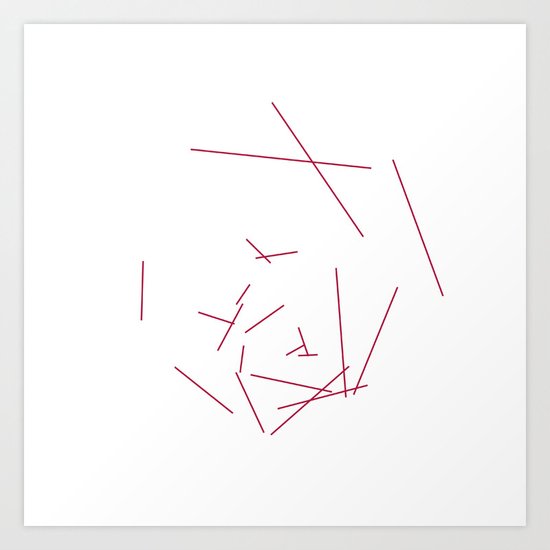 #328 Hexaboom – Geometry Daily Art Print