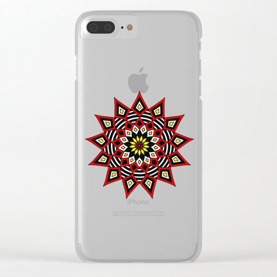 Stars Up to the Sky | Mandhala | Mother Star Clear iPhone Case