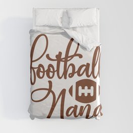 Football Nana Duvet Cover