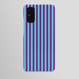 Blue and Purple Stripes Android Case