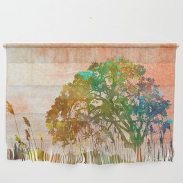 Rainbow Tree Watercolor (Color) Wall Hanging