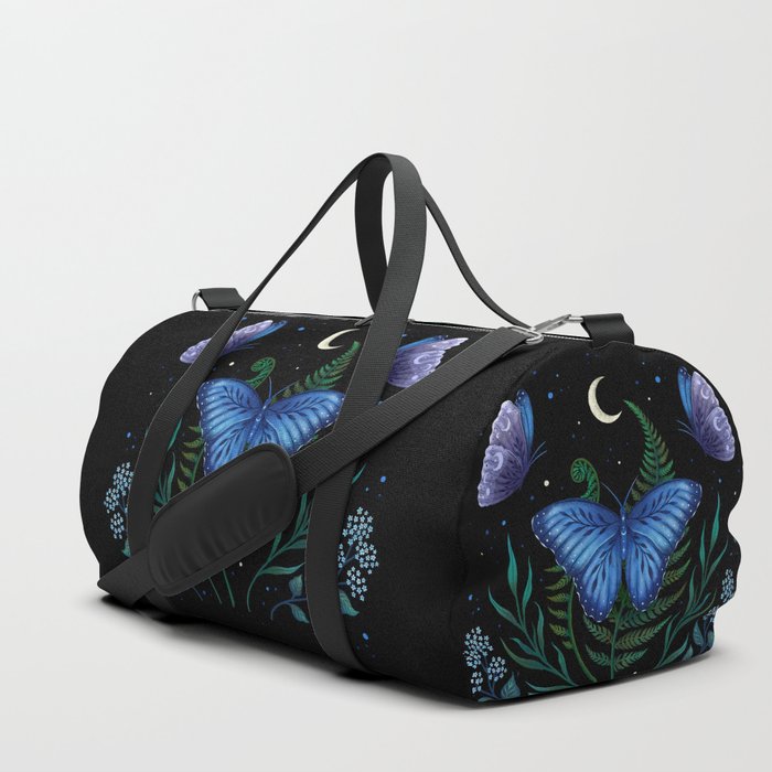 Blue Morpho Butterfly Duffle Bag