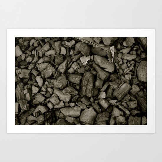 Coal Art Print