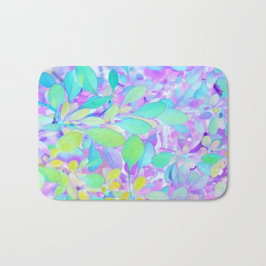 Flower | Flowers | Leaves | Faerie Spring Bath Mat