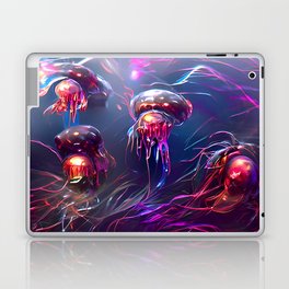 Purple Jellyfish Laptop Skin