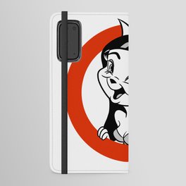 Animated Cat Girl Retro 30s Cartoon Rubber Hose Style Android Wallet Case