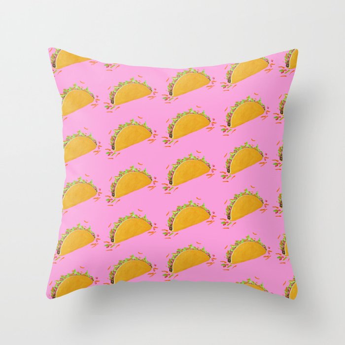 Taco Heaven Throw Pillow