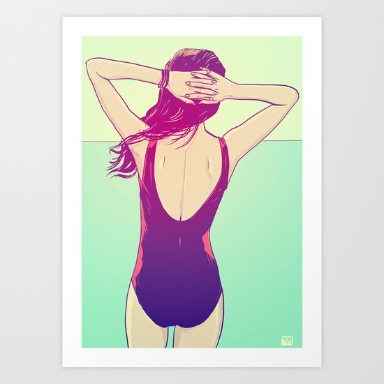 Swimsuit 1 Art Print
