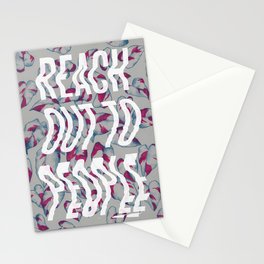 Reach Out To People Stationery Cards