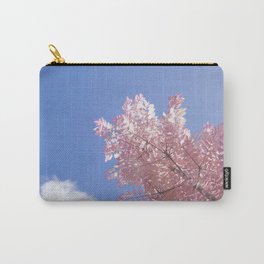 Pink Tree Blue Skies Carry-All Pouch