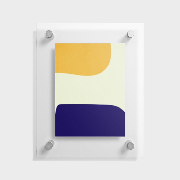 Abstract Geometric Shape Blured Floating Acrylic Print