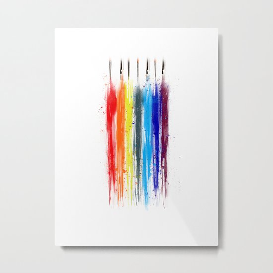 Paint abstract Metal Print