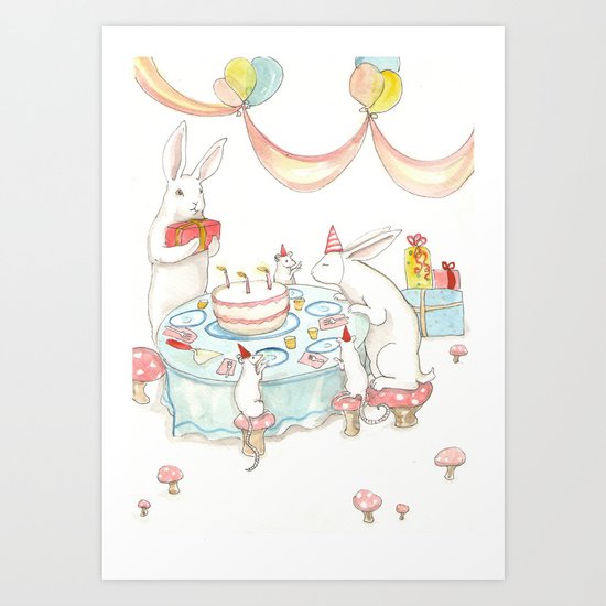 Happy Birthday Art Print