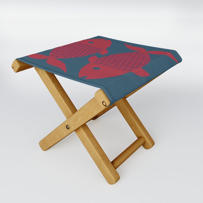 Takes two to tango fish Folding Stool