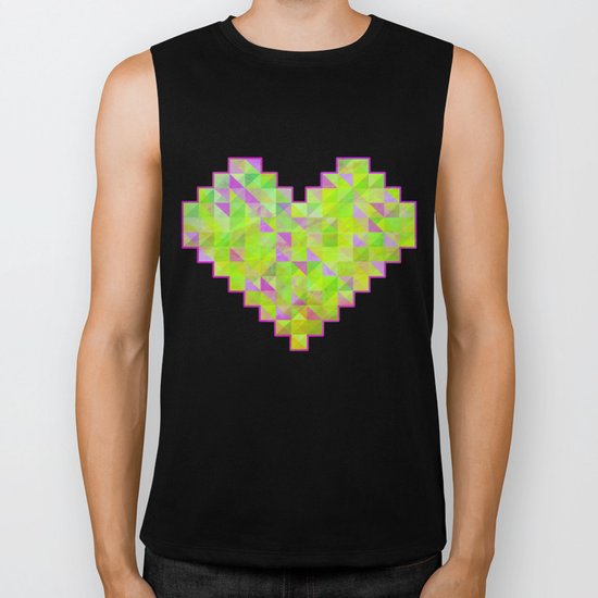 Neon Valentines Biker Tank
