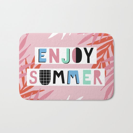Enjoy summer Bath Mat