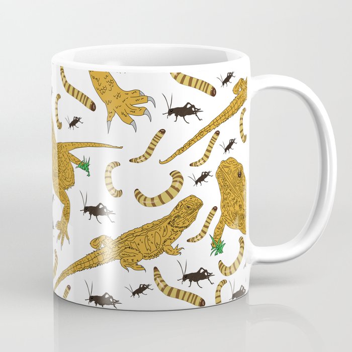 Large Bearded Dragon pattern Coffee Mug