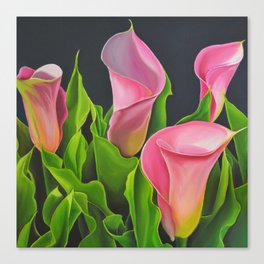 Dancing Lilies Canvas Print