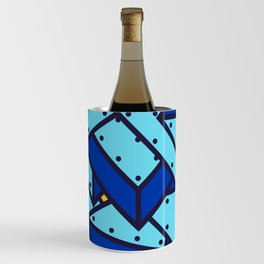 Geometric Pop Abstract Art 80's Wine Chiller