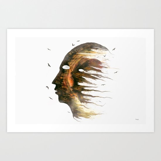 Invisible Demons Art Print