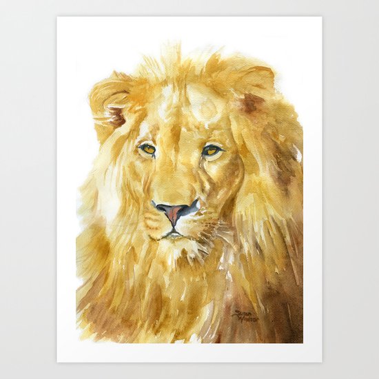 Lion Art Print