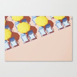 Beach Resort Ready For Business Canvas Print
