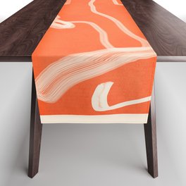 Abstract Loose Line 4 Table Runner