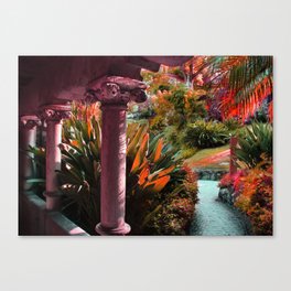 Almost unreal. In a tropical palace Canvas Print