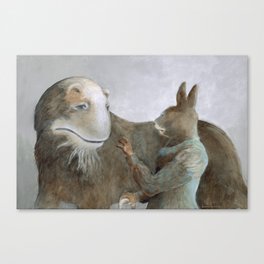 Creature and Healer Canvas Print