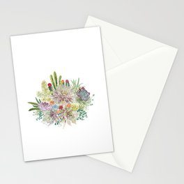 Succulents Stationery Card