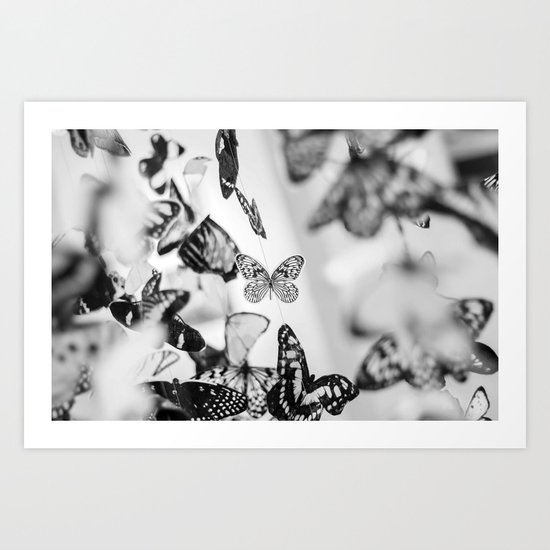 Butterfly papillons Art Print