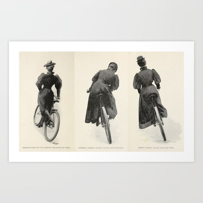 Art from Bicycling for Ladies (1896) Art Print