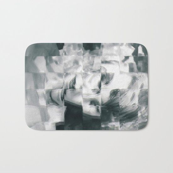 Young woman Bath Mat