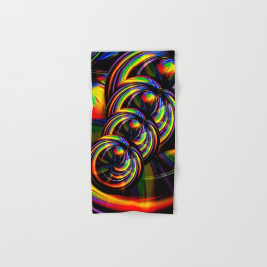 Creations in the color spectrum of the rainbow 3 Hand & Bath Towel