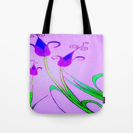 purple garden Tote Bag