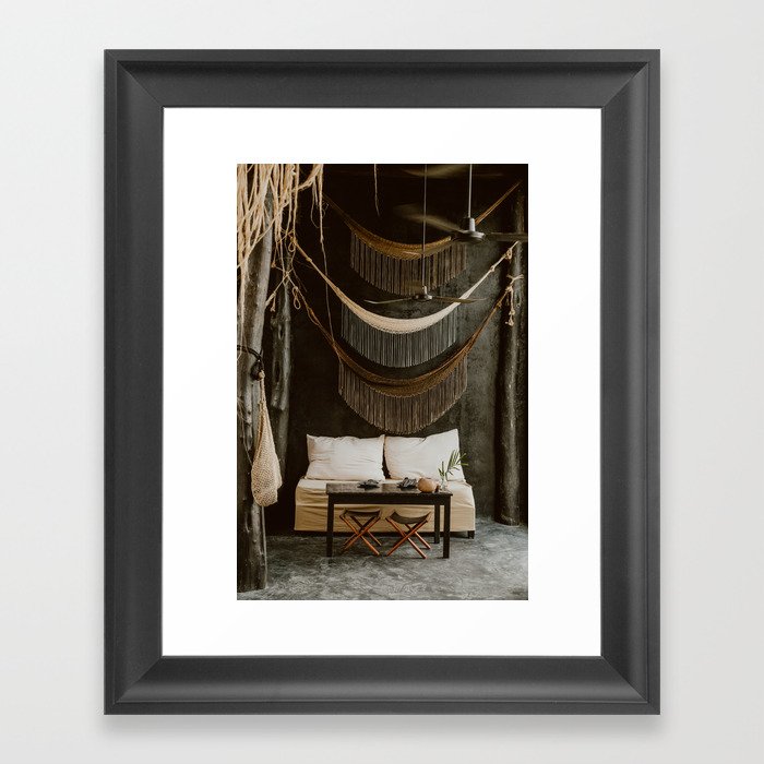 Mystical coffee spot in Mexico Framed Art Print
