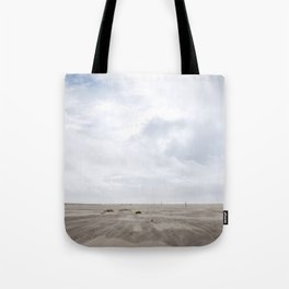 Grayland Beach on a Cloudy Day Tote Bag