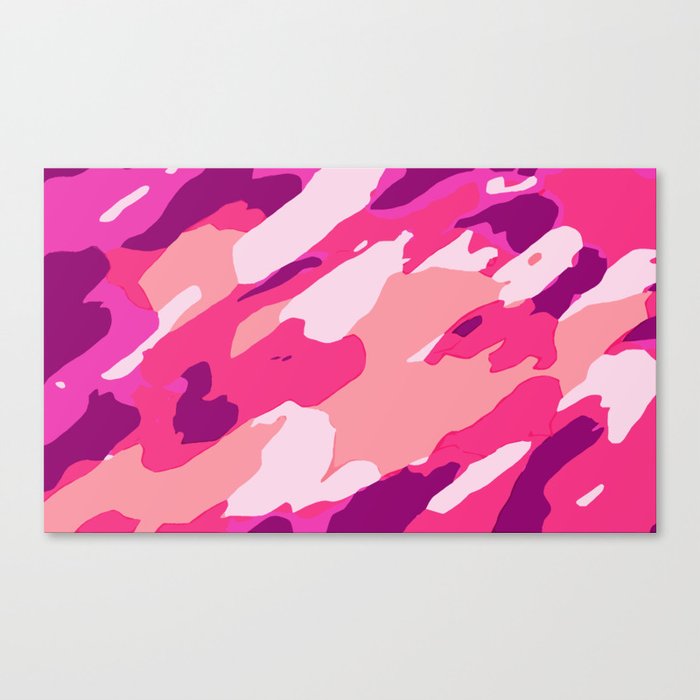 Pink Purple And Soft Pink Camouflage Graffiti Painting Abstract